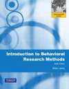 Introduction to Behavioral Research Methods,International Edition