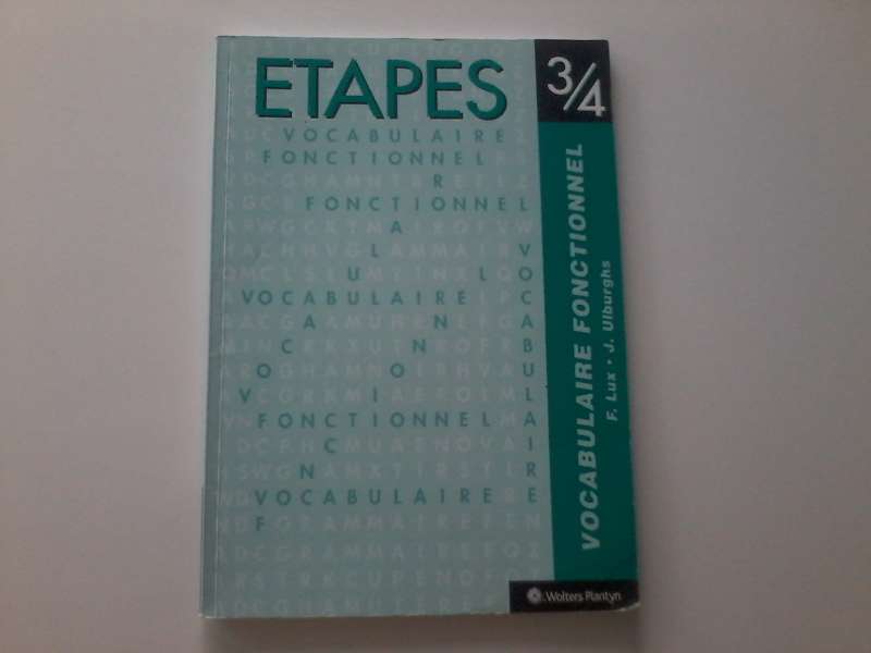 Etapes 3/4 vocabulaire fonctionnel